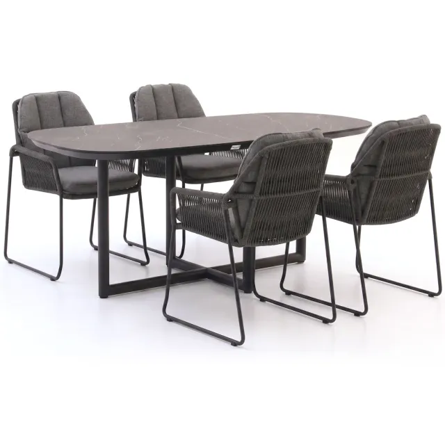 Tierra Outdoor Rivera 180cm dining tuinset 5-delig