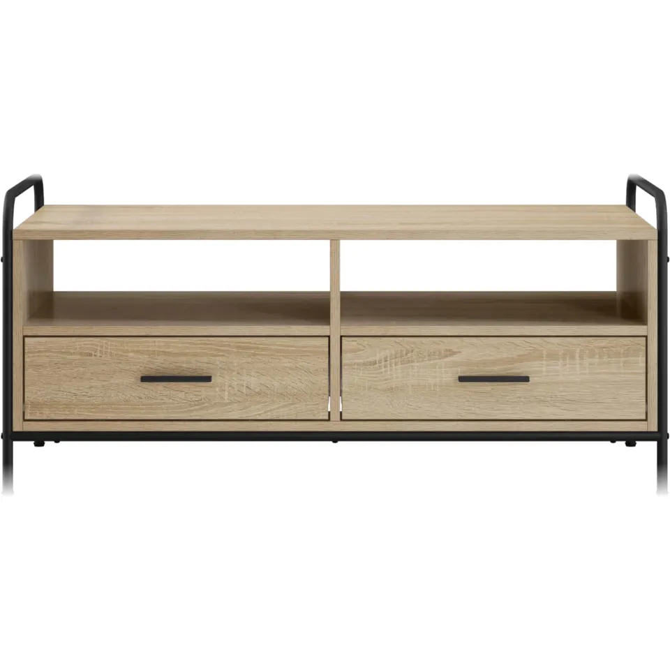 vidaXL Salontafel Sonoma Eiken 99,5 x 49 x 46 cm Bewerkt hout, foto 3