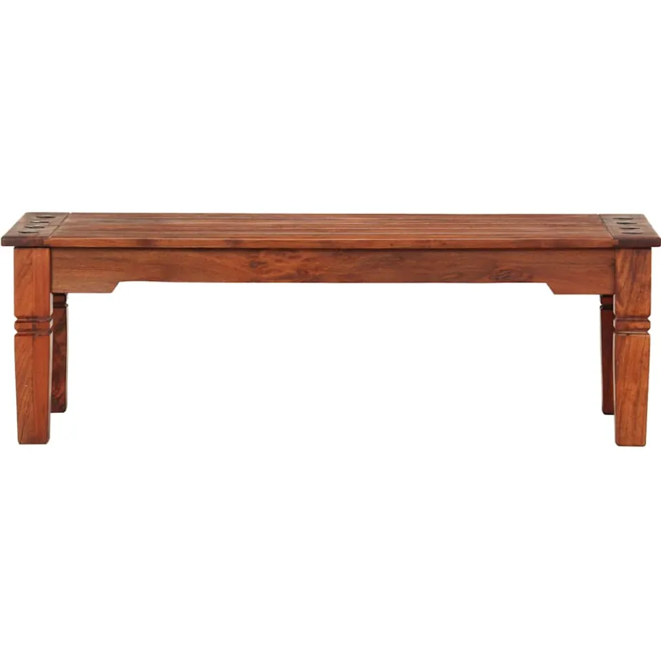 vidaXL Salontafel 110x50x35 cm massief acaciahout bruin, foto 2