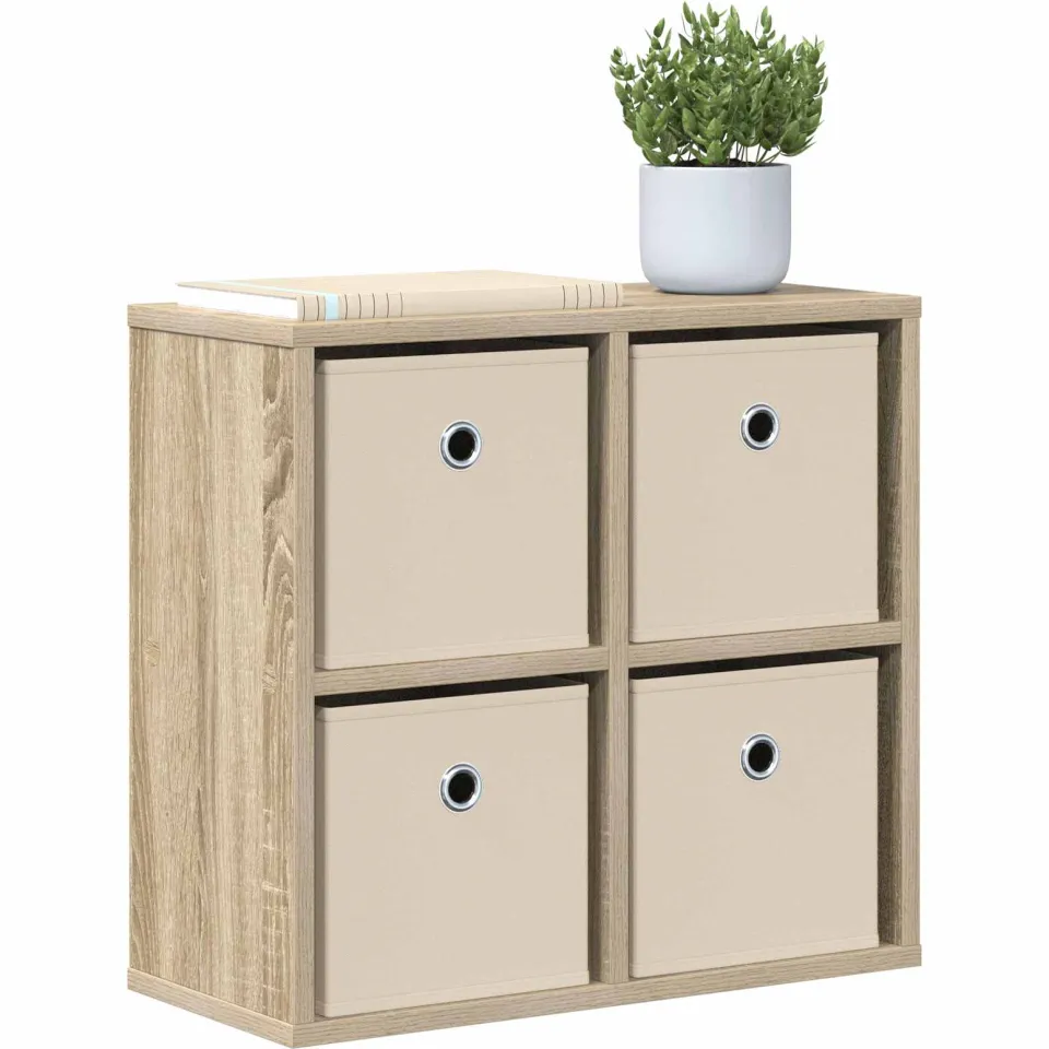 vidaXL Dressoir Sonoma Eiken 49,5 x 22 x 47 cm