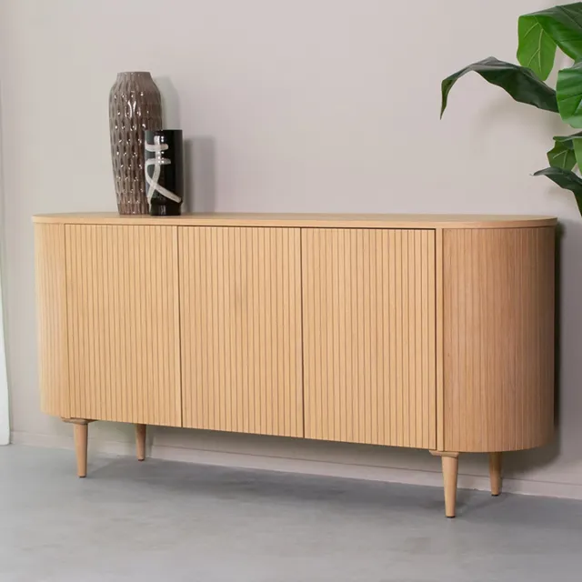 LABEL51 Oliva Dressoir - Naturel - Eiken - 180 cm