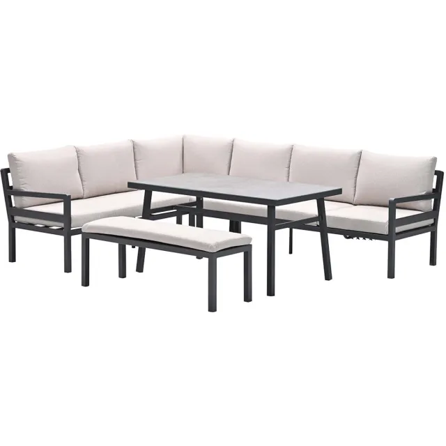 Garden Impressions Corsica diningset antraciet