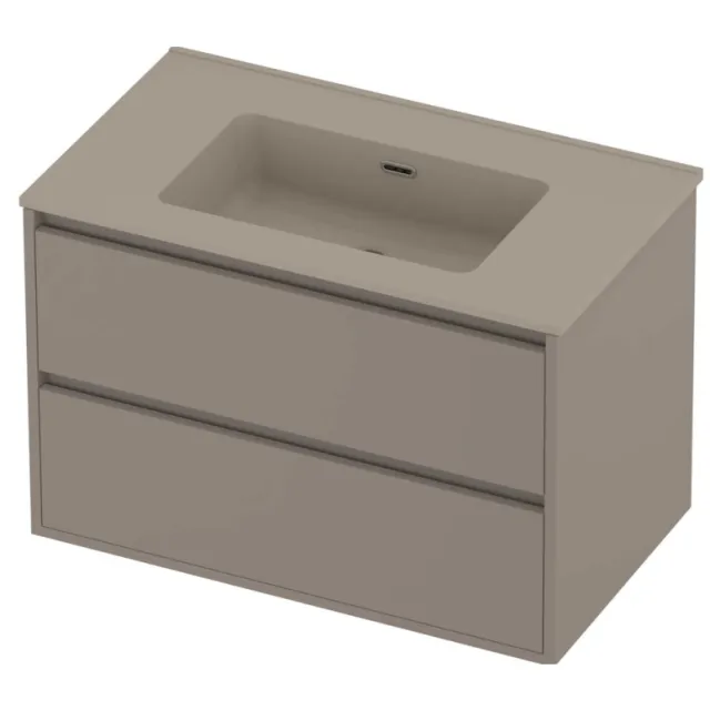 Proline Tribute Badmeubelset Porselein Elegant 80x46x54 cm Mat Crème Cotton Clay Beige