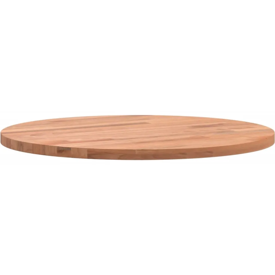 vidaXL Tafelblad rond Ø40x1,5 cm massief beukenhout Bruin
