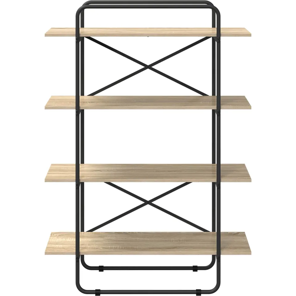 vidaXL Boekenrek 4-laags 100 x 35 x 140 cm PB Sonoma Eiken