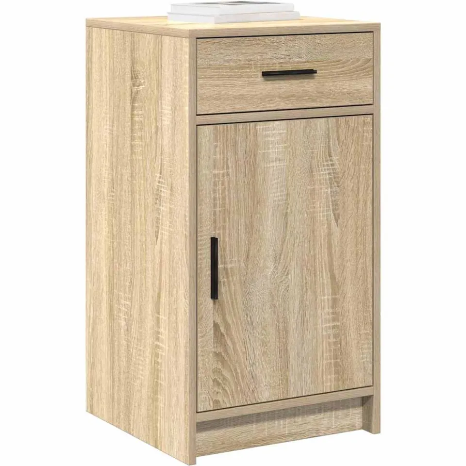 vidaXL Dressoir Sonoma Eiken 40 x 40,5 x 75 cm Bewerkt hout Bruin