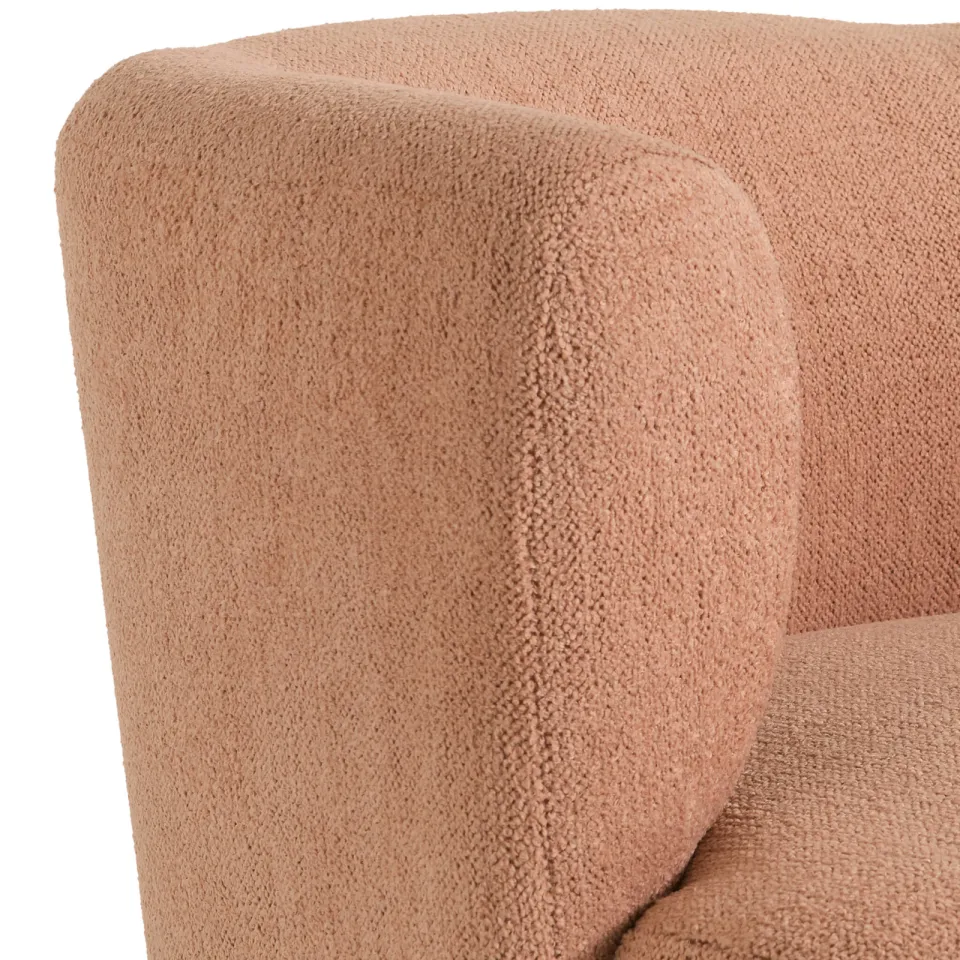 NOUS Living fauteuil Bidou roze, foto 5