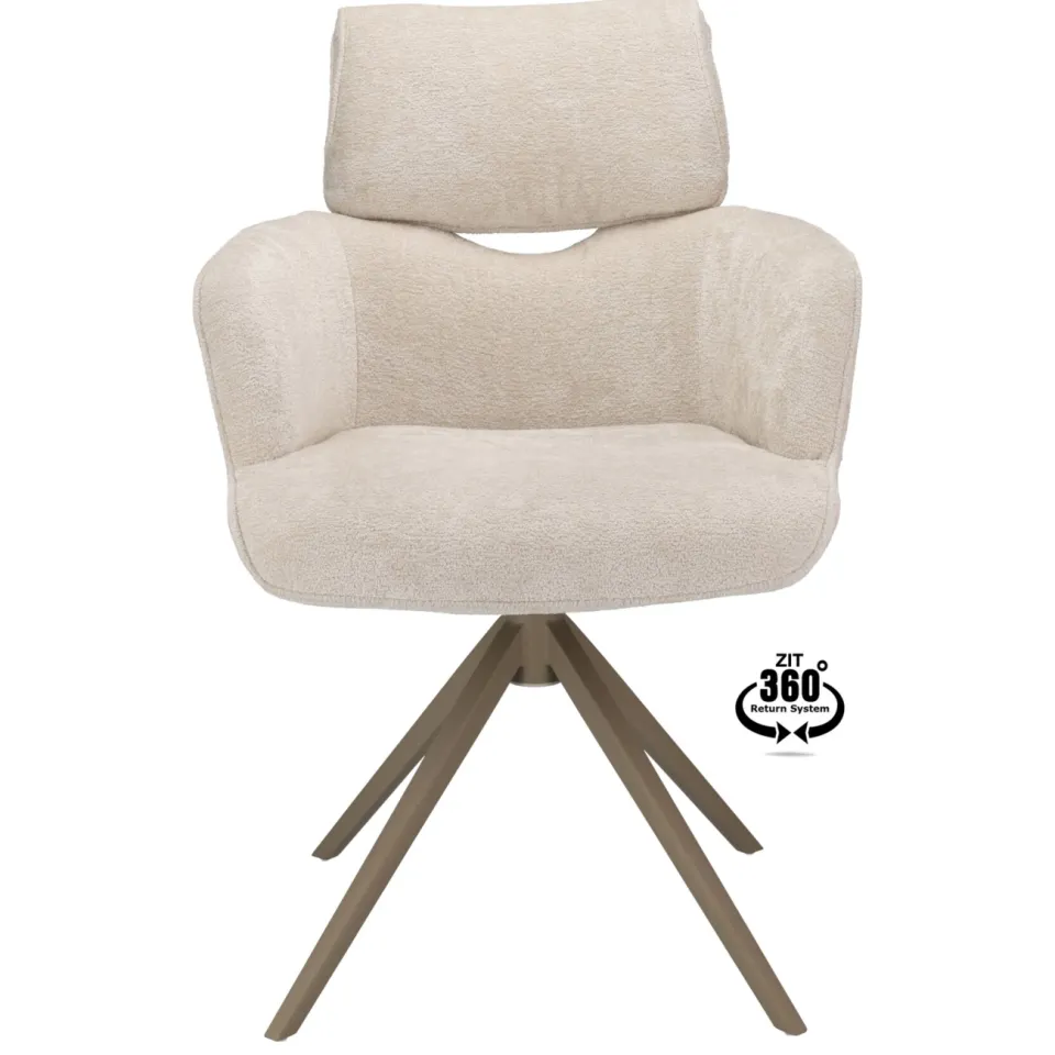 Wehkamp Home armstoel Belle linnen Linen