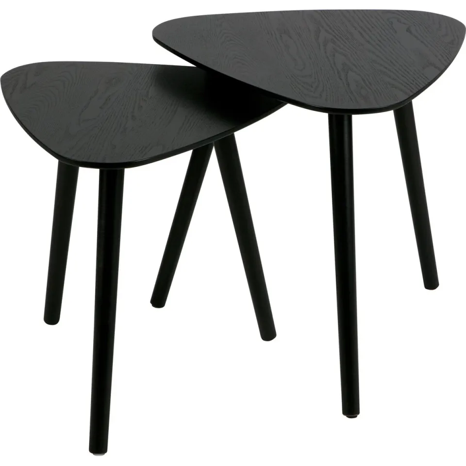 WOOOD Nila bijzettafels zwart set van 2, foto 2