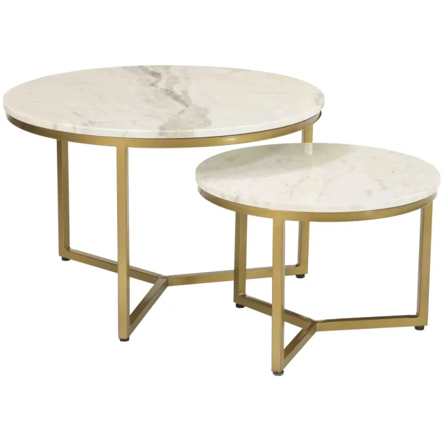 salontafelset Nida wit