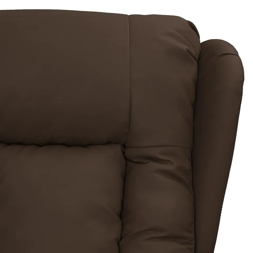 vidaXL Massagestoel kunstleer bruin, foto 4
