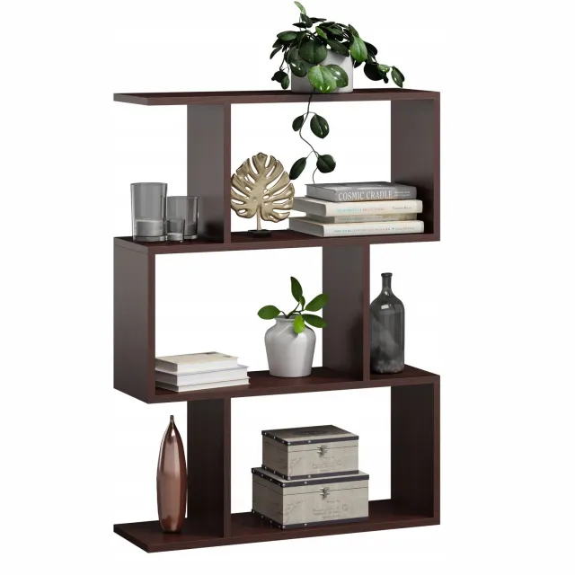 Per La Vita Bask 3 - Boekenkast - Wengékleurig - Staand - 76,4 cm breed