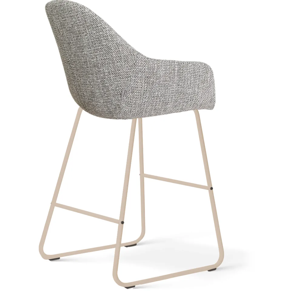 Nolon Nino-Mae barkruk grijs blend - beige onderstel - 65 cm, foto 3