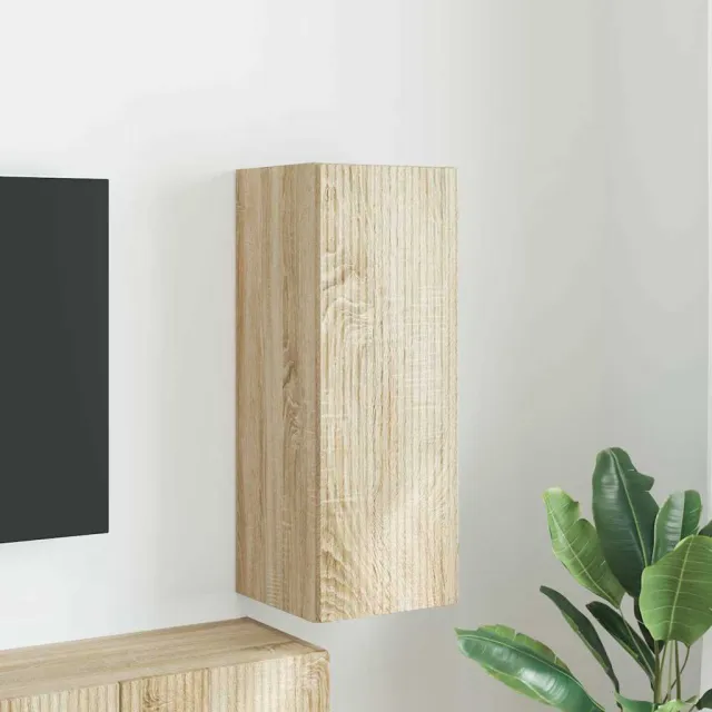 vidaXL TV Wandkast 30 x 31 x 80 cm Sonoma Bewerkt hout Bruin