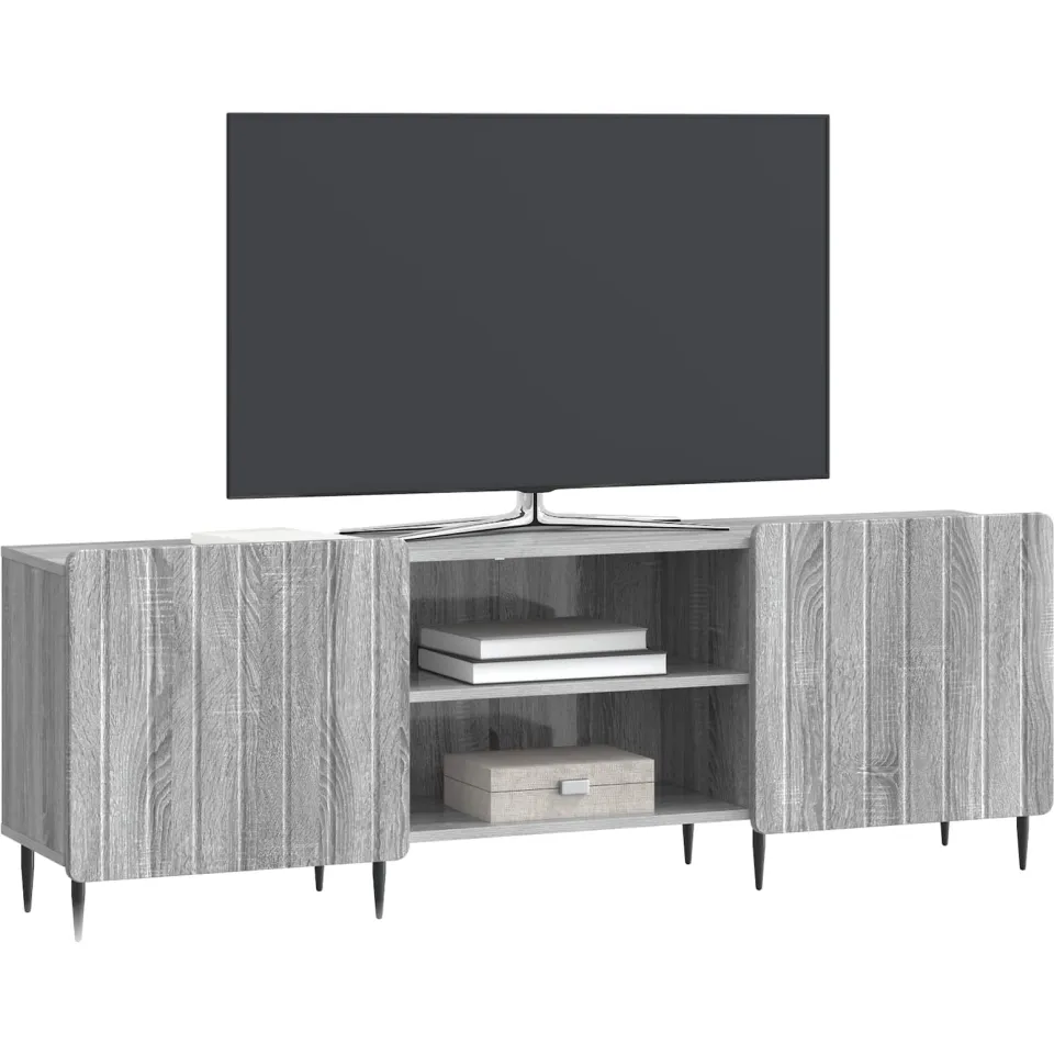 vidaXL TV-kast Grijs sonoma 150 x 31 x 52 cm Bewerkt hout