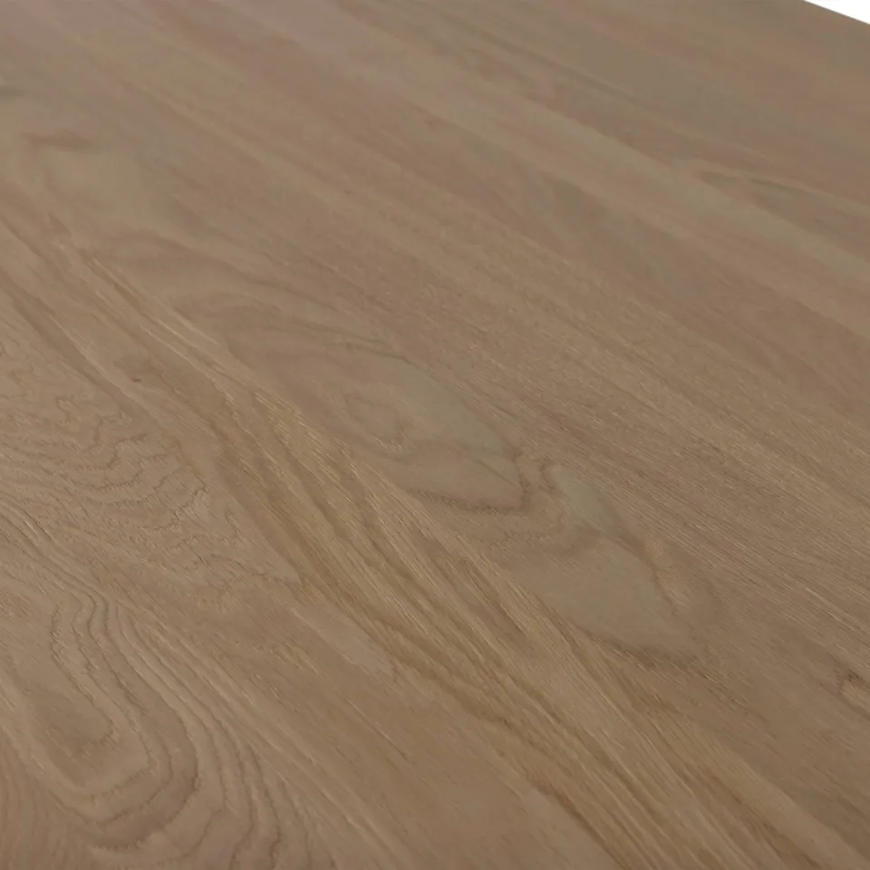 WOOOD Tablo Eettafel Afgerond DL 200 cm - Eikenhout - Transparant, foto 3