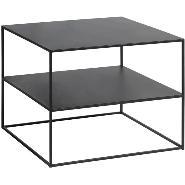 Nordic Home Dora salontafel 65x65 cm - zwart