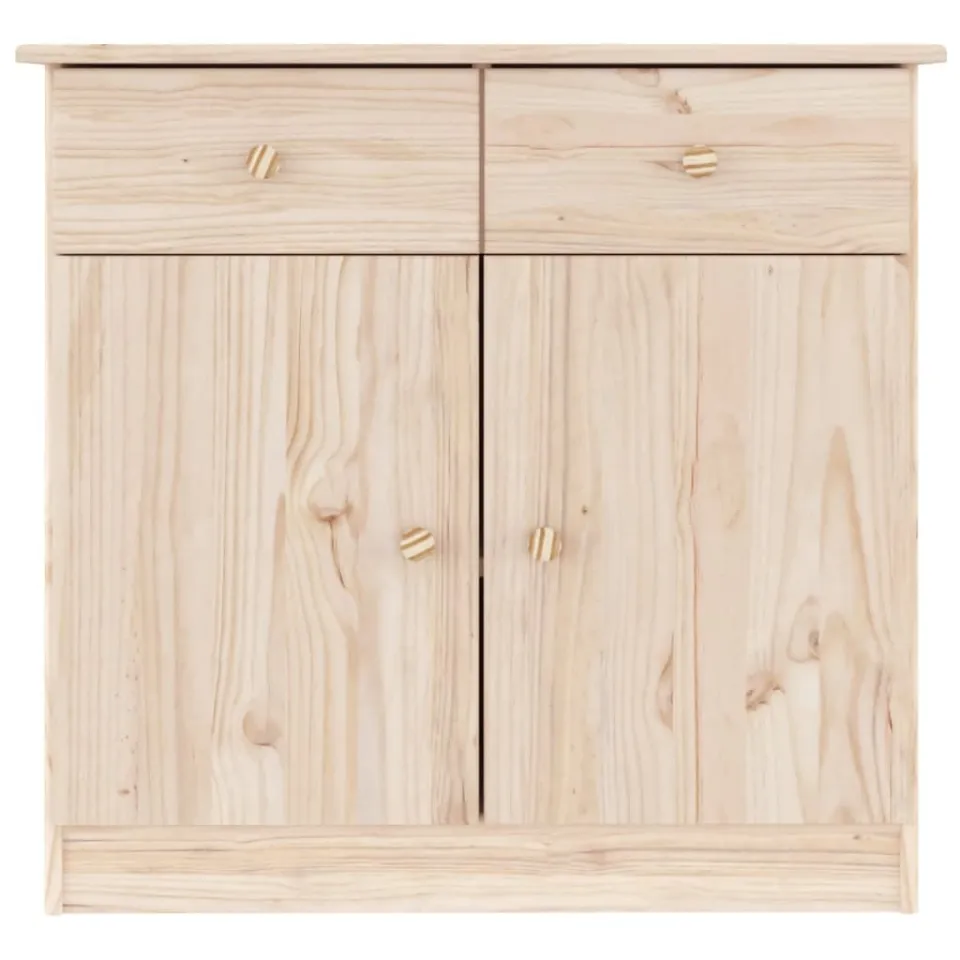 vidaXL Dressoir ALTA 77x35x73 cm massief grenenhout Bruin