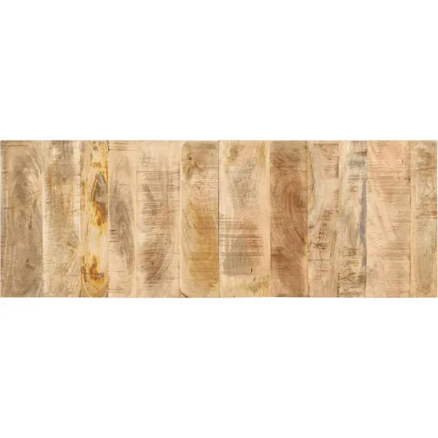vidaXL Hoofdbord 140 cm massief ruw mangohout Bruin