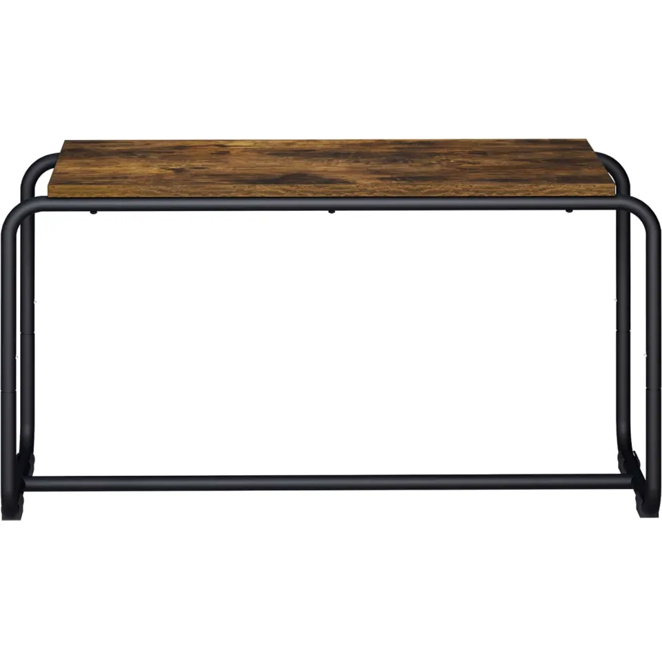 vidaXL TV-standaard 80 x 35.5 x 42 cm Gerookt eiken Bewerkt hout Bruin