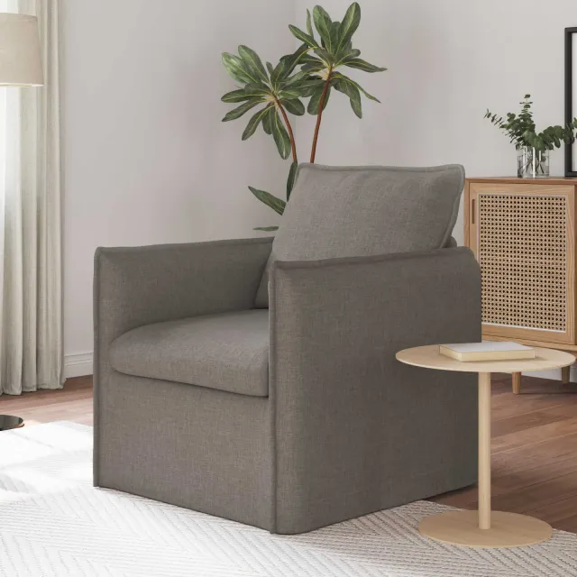 vidaXL Bank Taupe 75 x 82 x 85 cm Stof