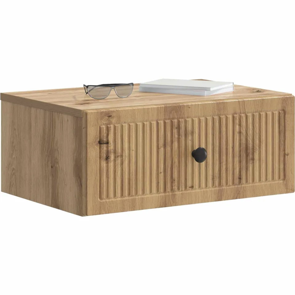 vidaXL Nachtkastje 2 st Artisanaal eiken 49 x 34,5 x 20 cm Bruin