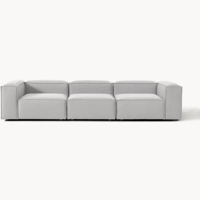 Westwing Collection Modulaire bank Lennon (4-zits) Grijs