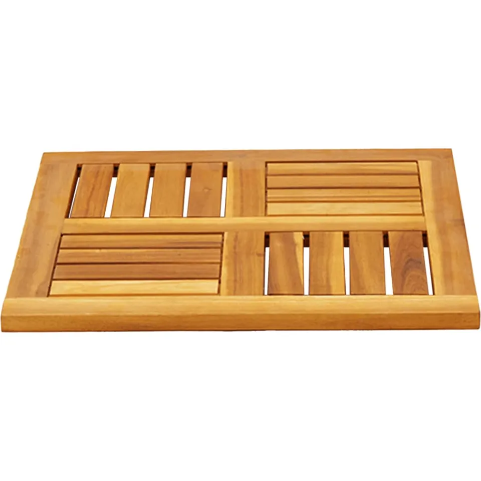 vidaXL Tafelblad vierkant 50x50x2 cm massief acaciahout Bruin