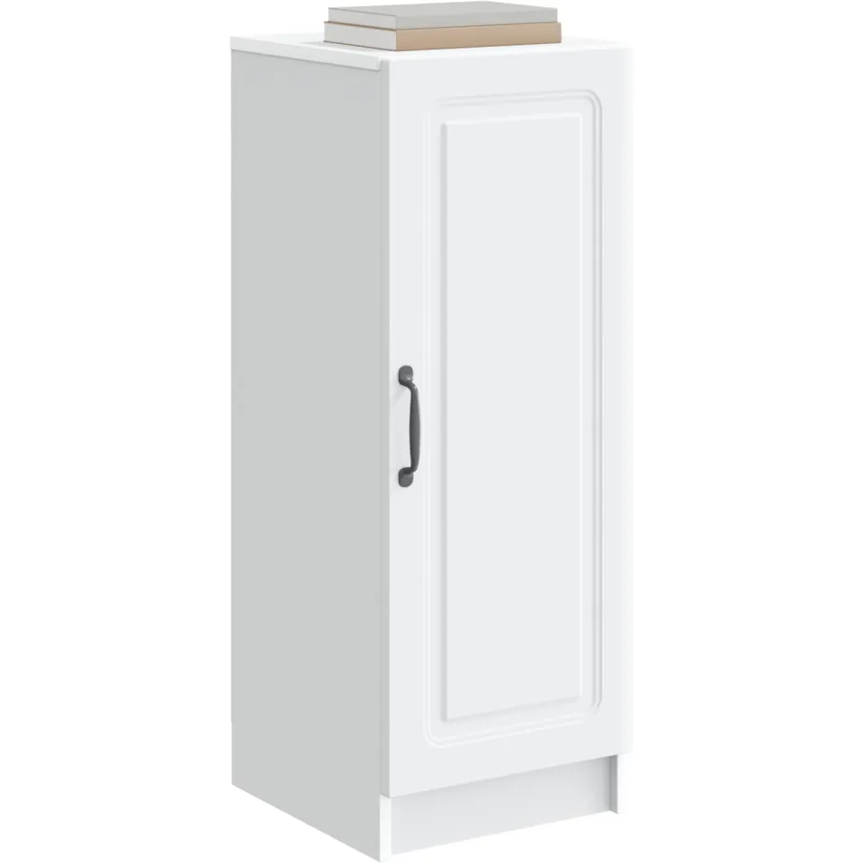 vidaXL Dressoir Wit 33 x 34,5 x 87 cm Bewerkt hout