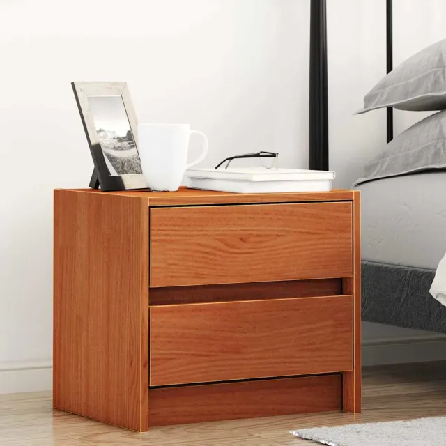 vidaXL Nachtkastjes Wasbruin 40 x 30.5 x 35.5 cm Grenenhout bruin, foto 2