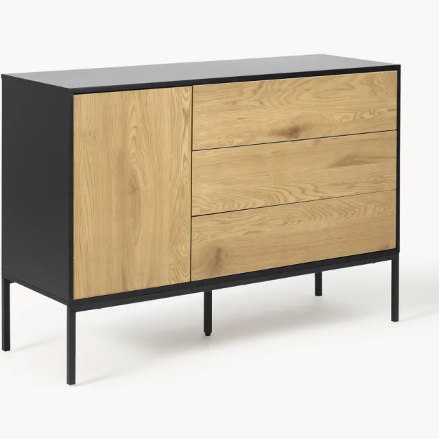 AC Design Dressoir Seaford Zwart