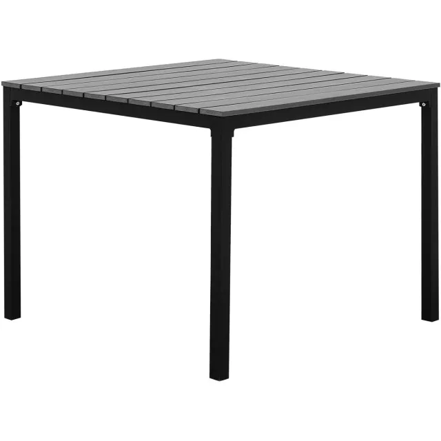 Beliani PRATO - Tuintafel - Grijs - 95 x 95 cm - Kunsthout
