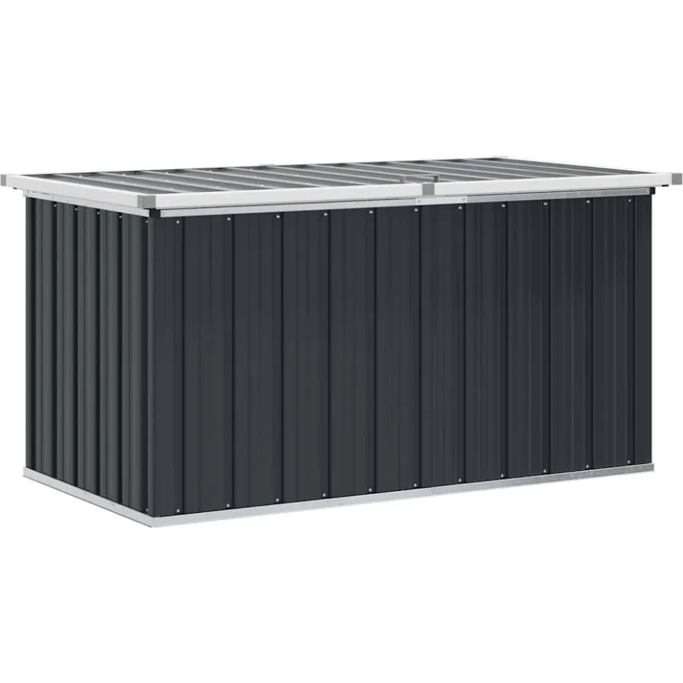 vidaXL Tuinbox 129x67x65 cm antraciet, foto 3
