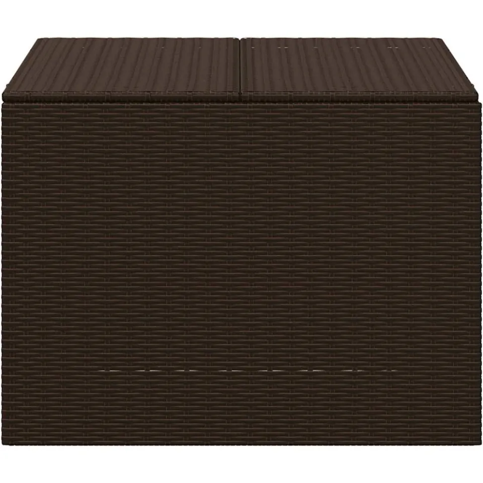 vidaXL Tuinbox 291 L poly rattan bruin, foto 4