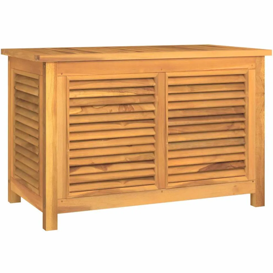 vidaXL Tuinbox met zak 90x50x58 cm massief teakhout bruin, foto 3