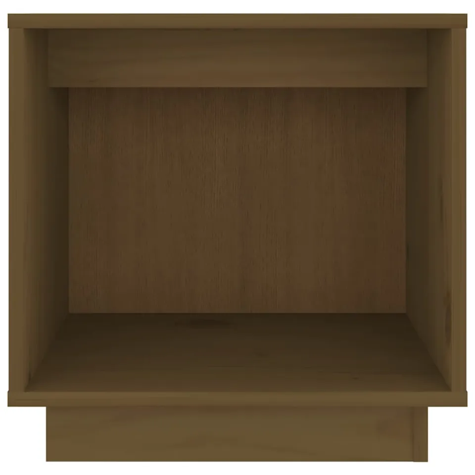 vidaXL Nachtkastjes 2 st 40x30x40 cm massief grenenhout honingbruin bruin, foto 4
