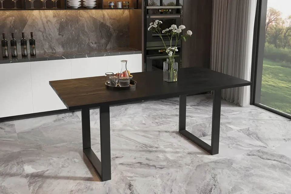 eettafel Nena zwart, foto 4