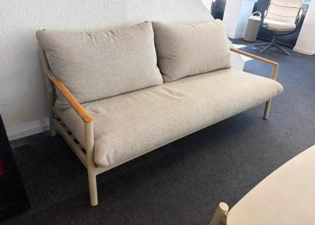 Belito Julia Loungebank 175 cm | Taupe | Aluminium & Rope