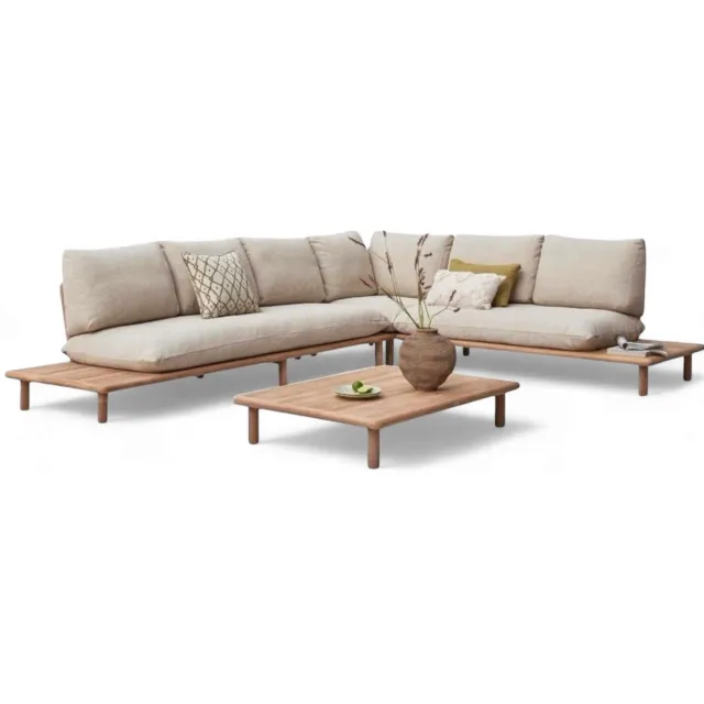 Apple Bee Sling XL Loungeset 327x260 cm – BEE WETT® nr.1 – Links Lang Taupe