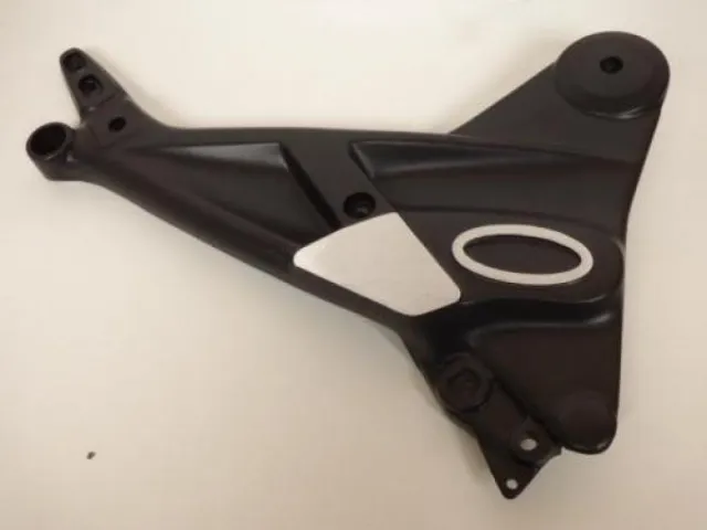 Triumph Originele rechter voetsteunplaat voor Triumph Trophy motorfiets t2080433 nieuw Zwart