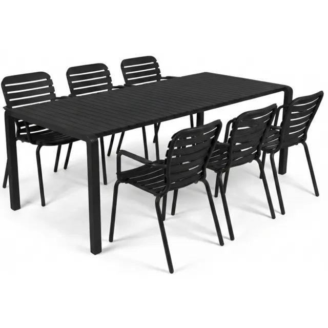 Zuiver Vondel diningset zwart