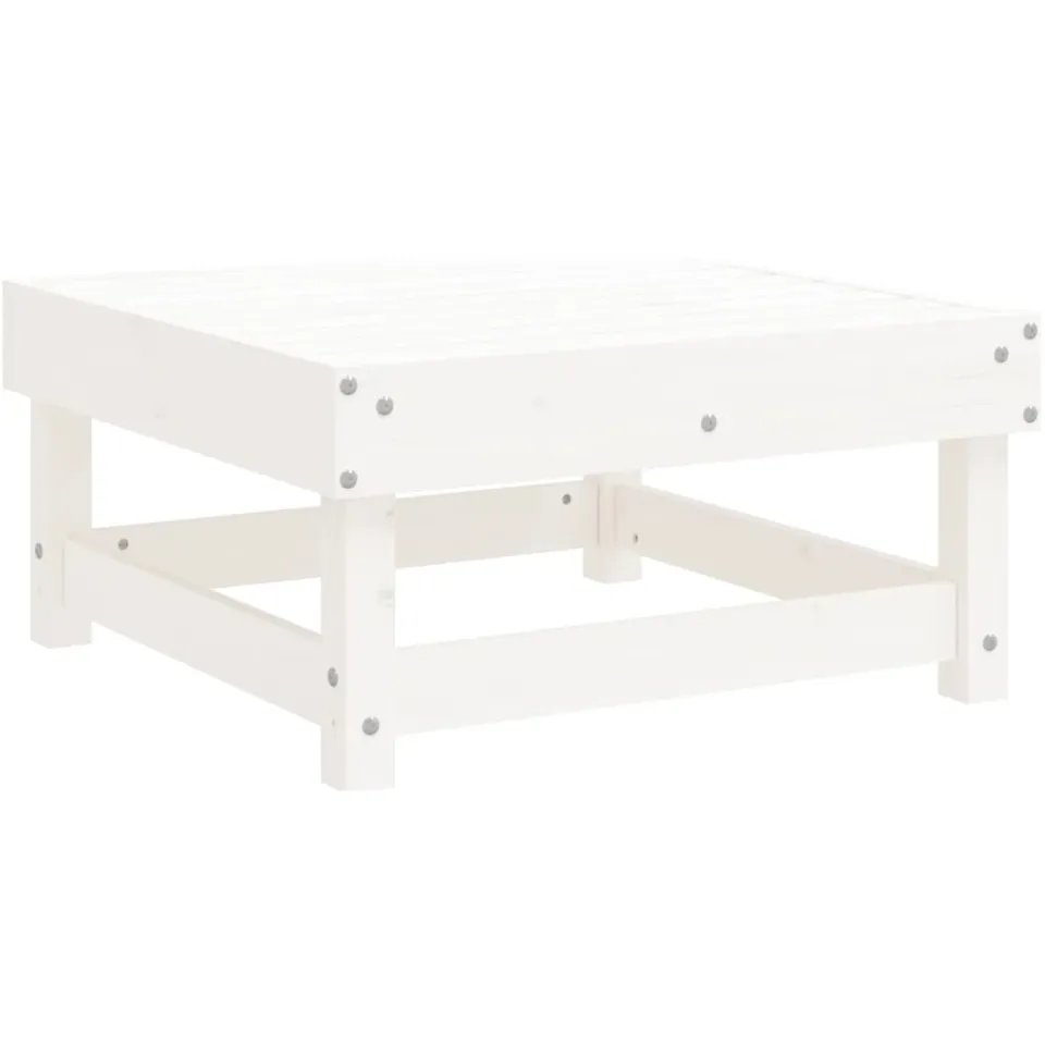 vidaXL 6-delige Loungeset massief grenenhout wit, foto 4
