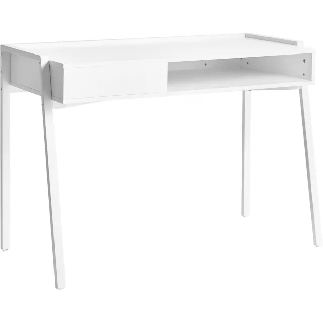 Beliani KOFOTEN - Bureau - Wit - 107 x 48 cm - Vezelplaat