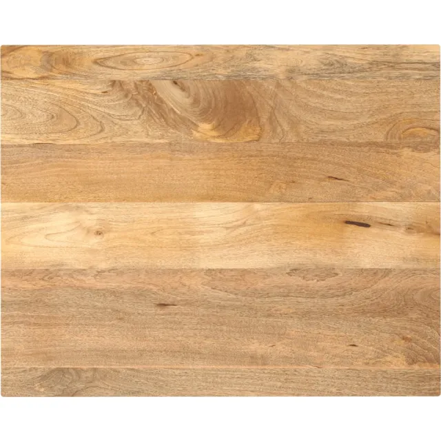 vidaXL Tafelblad rechthoekig 90x80x2,5 cm massief mangohout Bruin