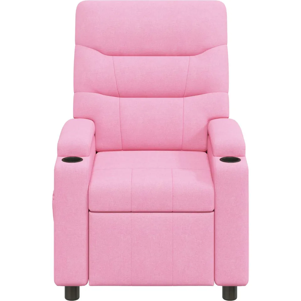 vidaXL Ligstoel Roze 75 x 95 x 103 cm Stof, foto 4
