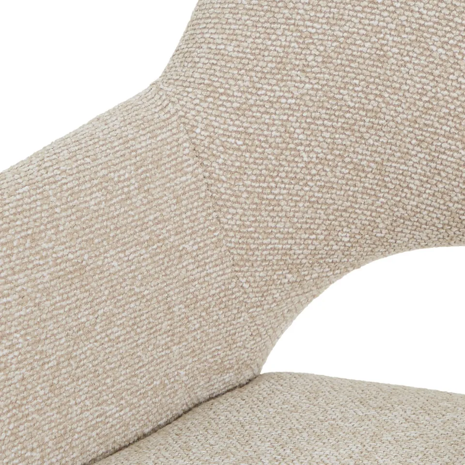 NOUS Living Ava eetkamerstoel beige, foto 7