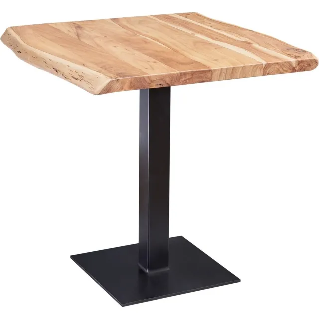 Sky Style Aley Eettafel Vierkant Bruin / Zwart