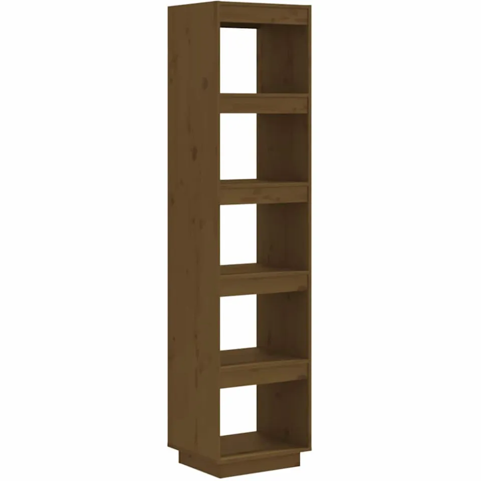 vidaXL Boekenkast/kamerscherm 40x35x167 cm grenenhout honingbruin