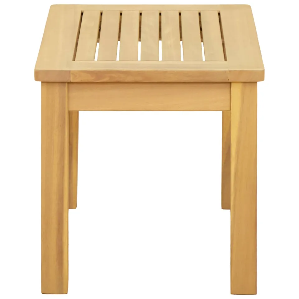 vidaXL Salontafel Licht acacia 50 x 35 x 36 cm Massief Acaciahout bruin, foto 3