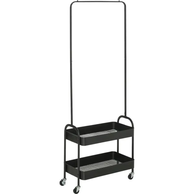 Happiq Sta-op Fauteuil van Kunstleer & Staal – Relaxstoel met Opsta Hulp 80x96x107 cm – Bruin Brown